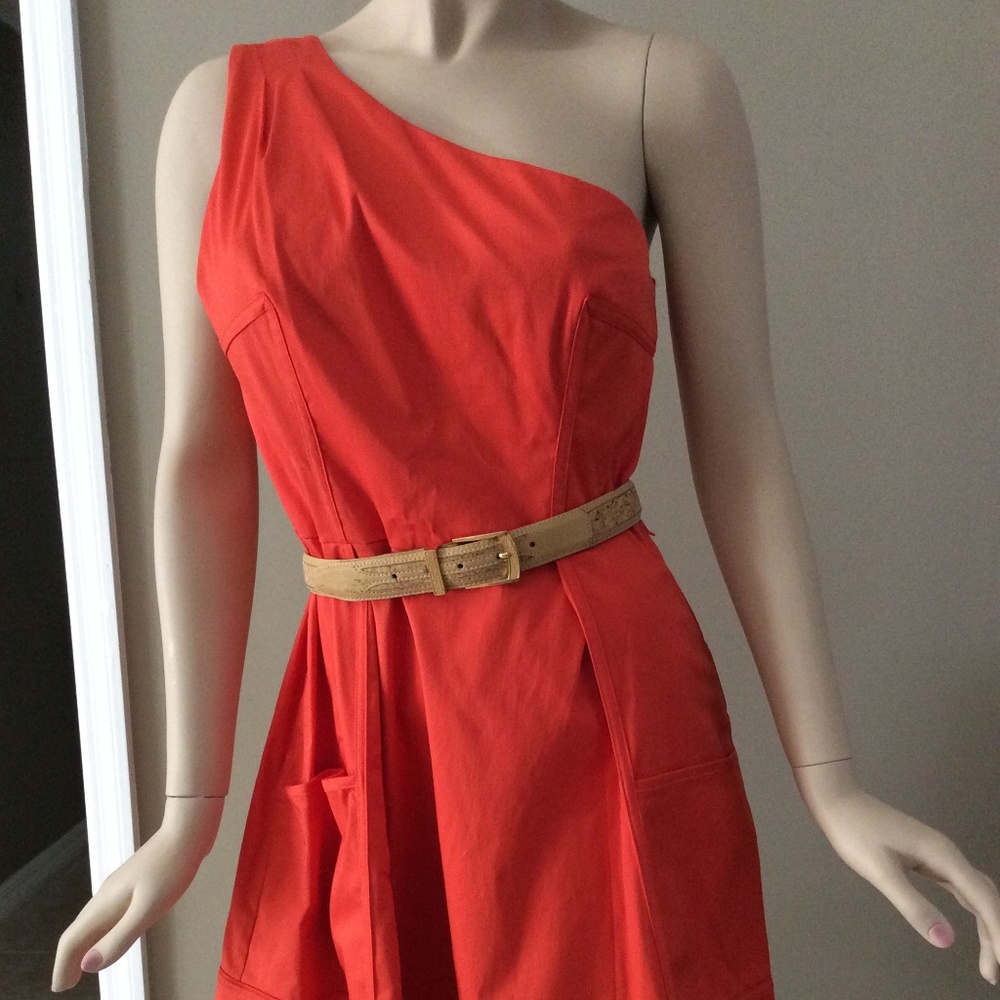 Jessica Simpson Red Orange Cotton Blend Size 10
